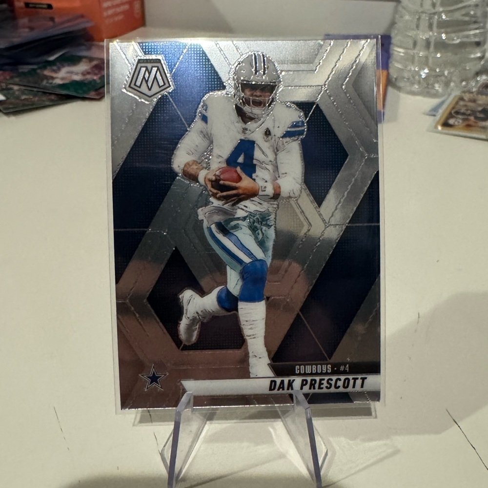 🔥 2025 Dak Prescott Panini Mosaic Card. Dallas Cowboys.